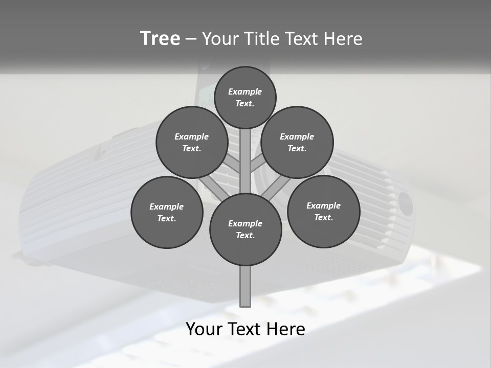 A Video Camera Hanging From The Ceiling Of A Building PowerPoint Template