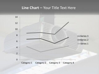 A Video Camera Hanging From The Ceiling Of A Building PowerPoint Template