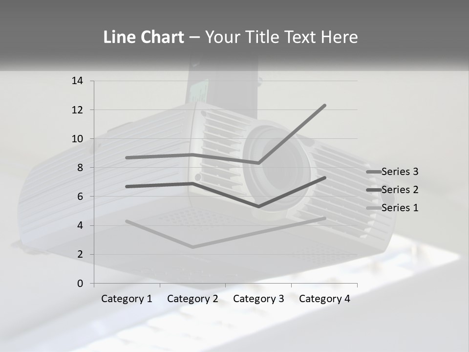 A Video Camera Hanging From The Ceiling Of A Building PowerPoint Template