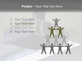 A Video Camera Hanging From The Ceiling Of A Building PowerPoint Template