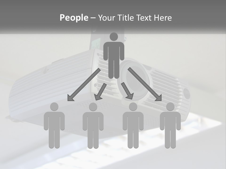 A Video Camera Hanging From The Ceiling Of A Building PowerPoint Template