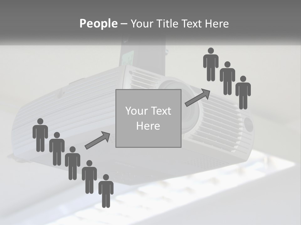 A Video Camera Hanging From The Ceiling Of A Building PowerPoint Template