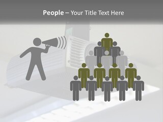 A Video Camera Hanging From The Ceiling Of A Building PowerPoint Template