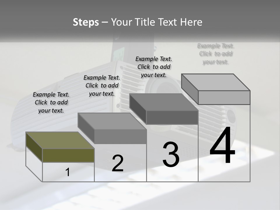 A Video Camera Hanging From The Ceiling Of A Building PowerPoint Template