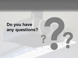 A Video Camera Hanging From The Ceiling Of A Building PowerPoint Template