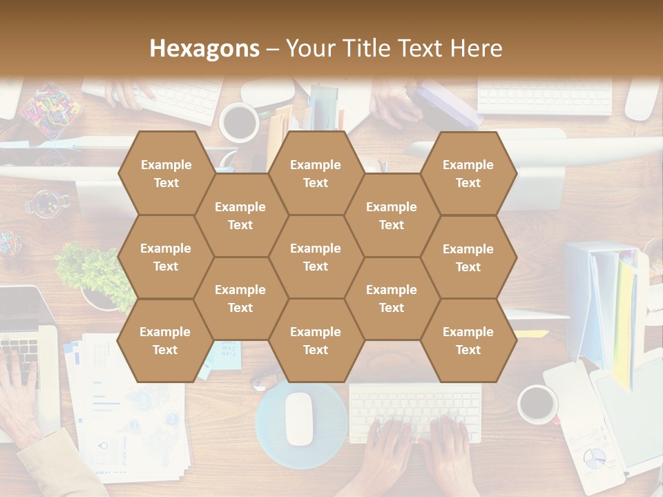 A Group Of People Sitting At A Table Working On Laptops PowerPoint Template