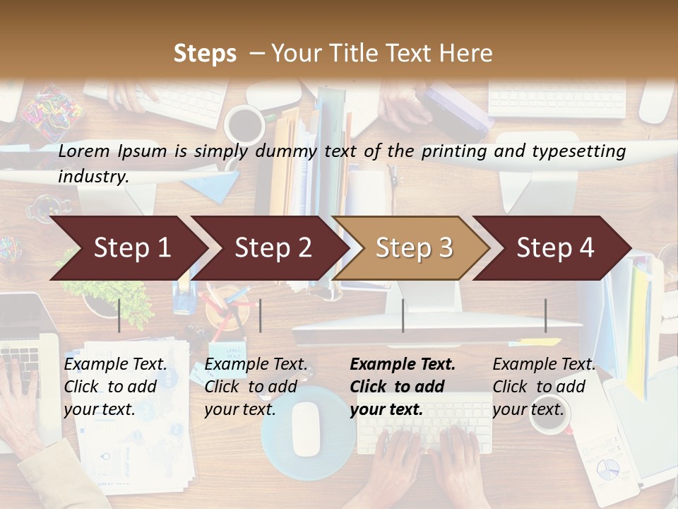 A Group Of People Sitting At A Table Working On Laptops PowerPoint Template