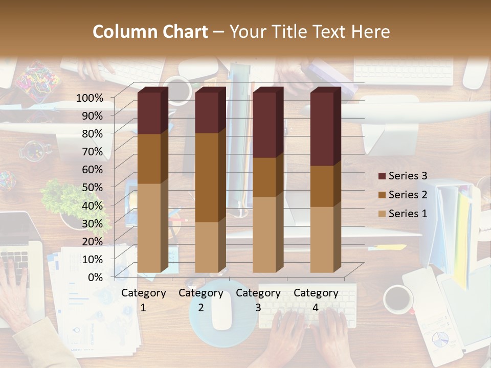 A Group Of People Sitting At A Table Working On Laptops PowerPoint Template