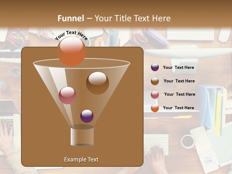 A Group Of People Sitting At A Table Working On Laptops PowerPoint Template