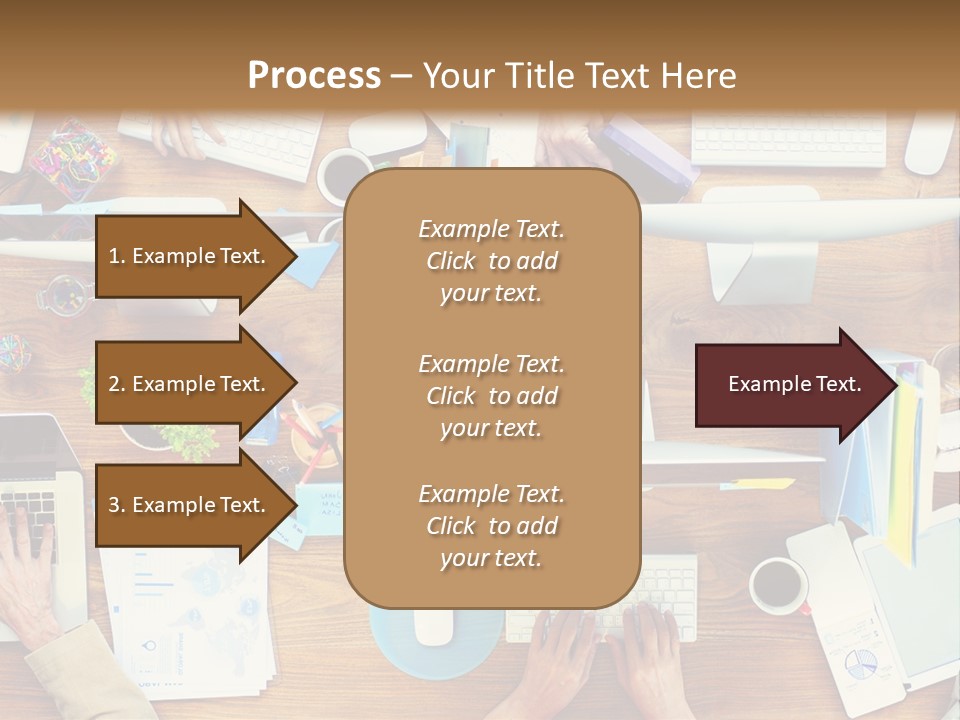 A Group Of People Sitting At A Table Working On Laptops PowerPoint Template