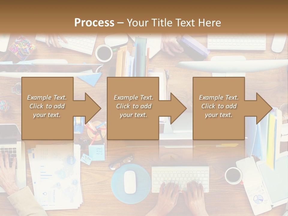 A Group Of People Sitting At A Table Working On Laptops PowerPoint Template