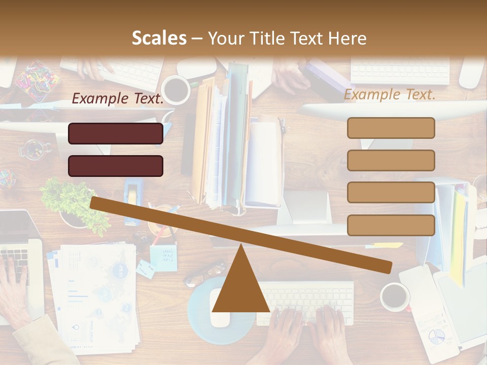 A Group Of People Sitting At A Table Working On Laptops PowerPoint Template