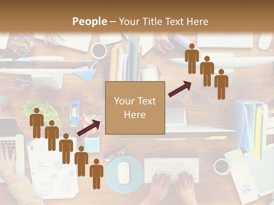 A Group Of People Sitting At A Table Working On Laptops PowerPoint Template