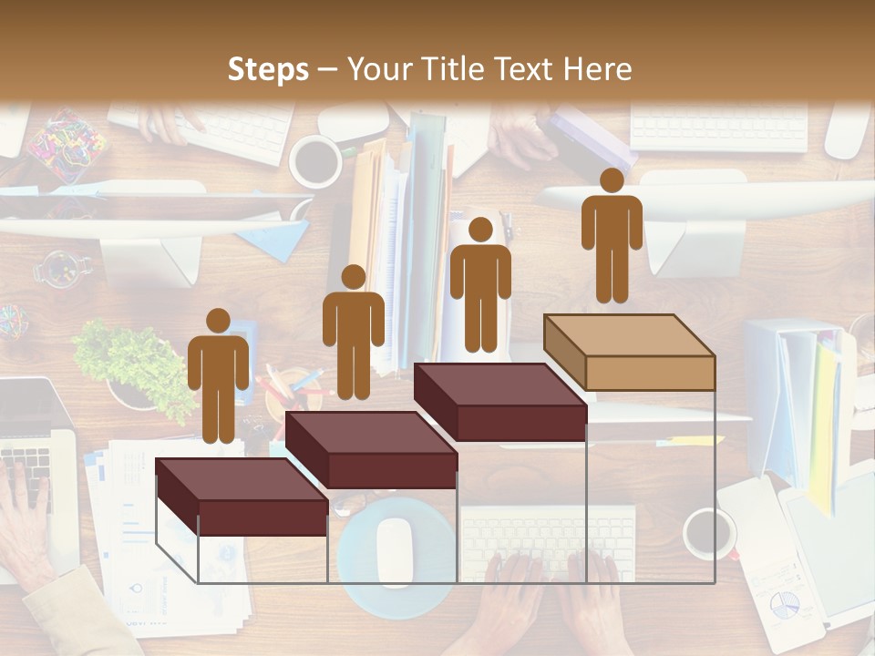 A Group Of People Sitting At A Table Working On Laptops PowerPoint Template