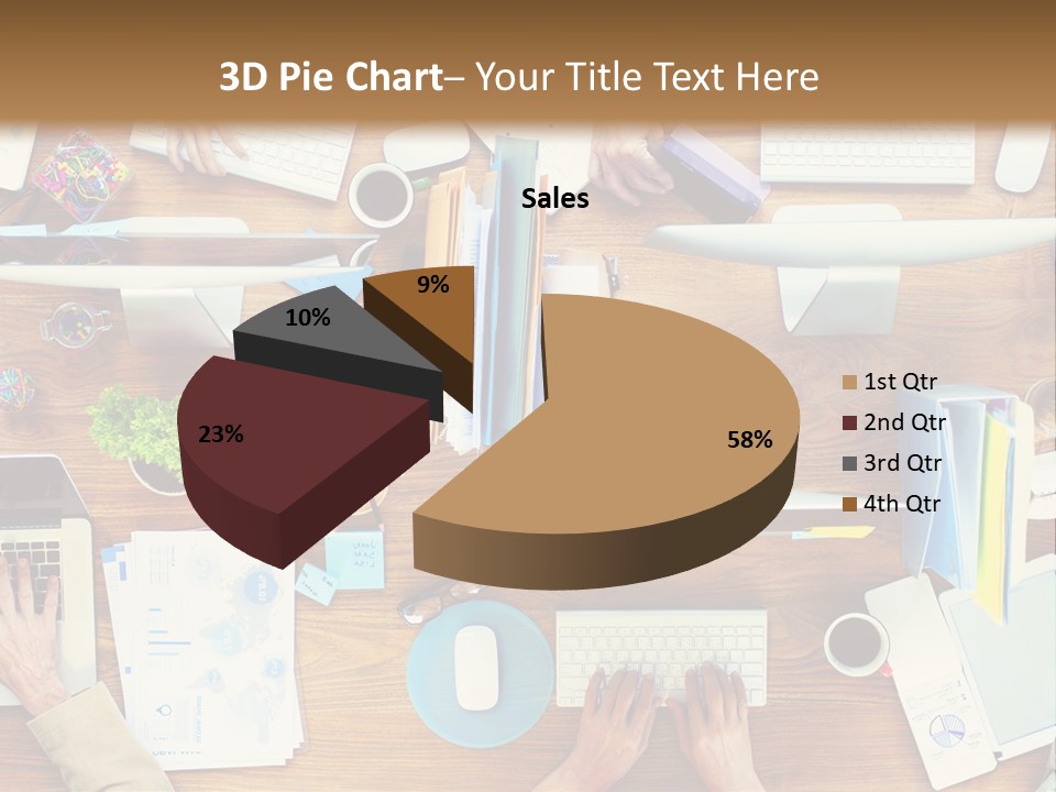 A Group Of People Sitting At A Table Working On Laptops PowerPoint Template