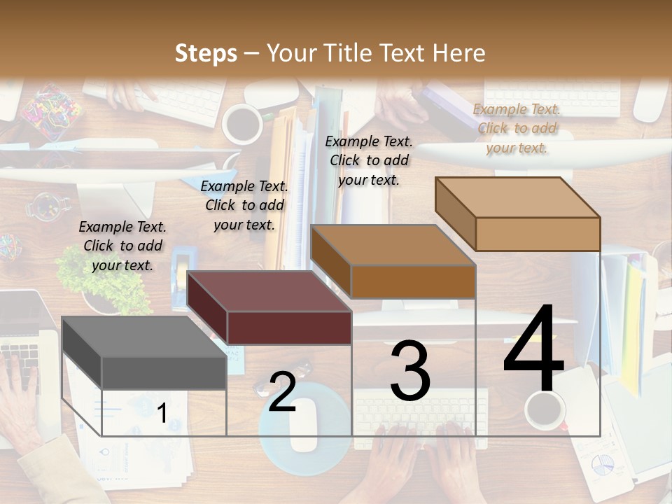 A Group Of People Sitting At A Table Working On Laptops PowerPoint Template