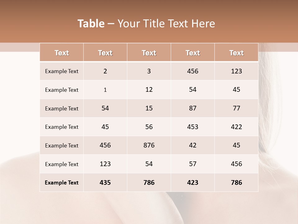 A Woman In A White Dress With A Red Bracelet PowerPoint Template