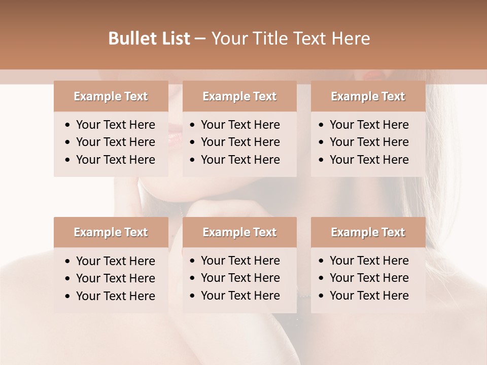 A Woman In A White Dress With A Red Bracelet PowerPoint Template