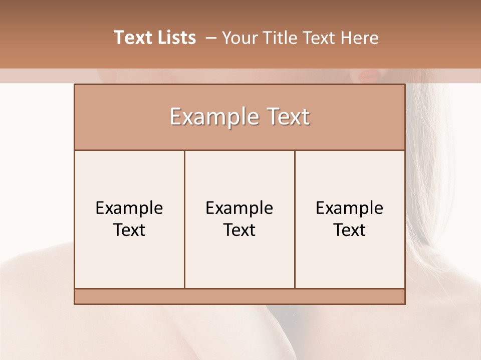 A Woman In A White Dress With A Red Bracelet PowerPoint Template