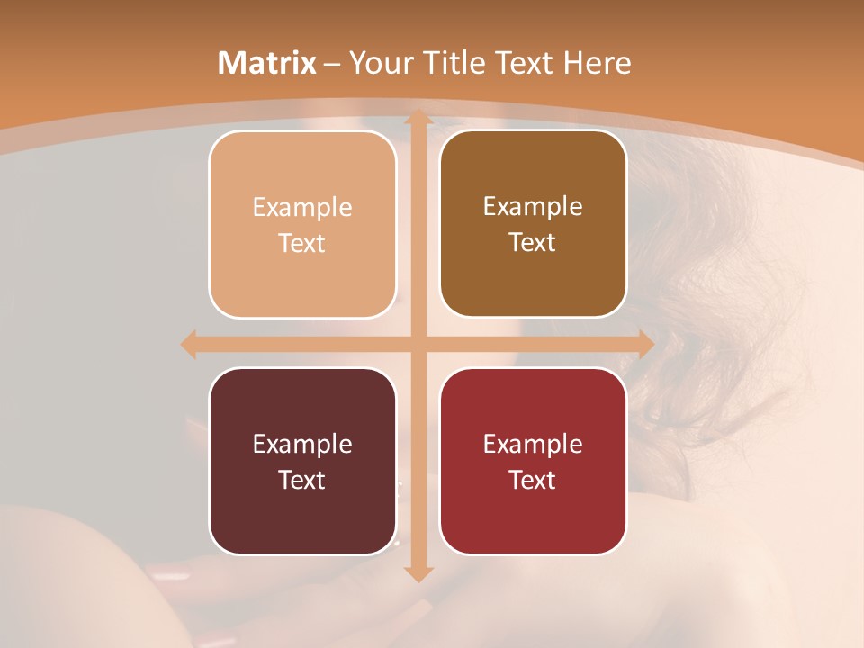 A Beautiful Woman With A Ring On Her Finger PowerPoint Template