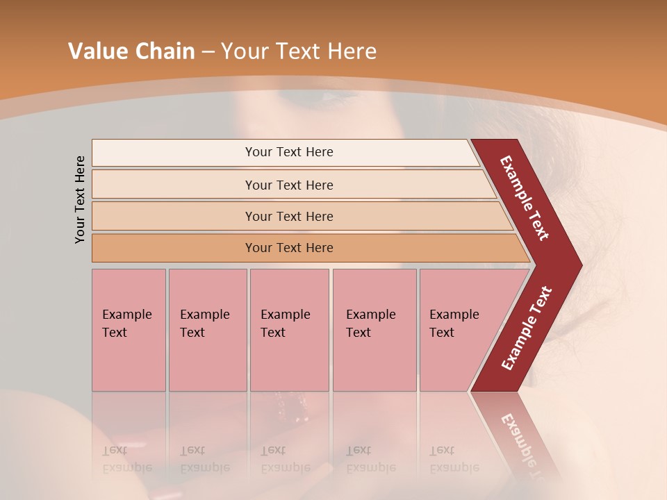 A Beautiful Woman With A Ring On Her Finger PowerPoint Template