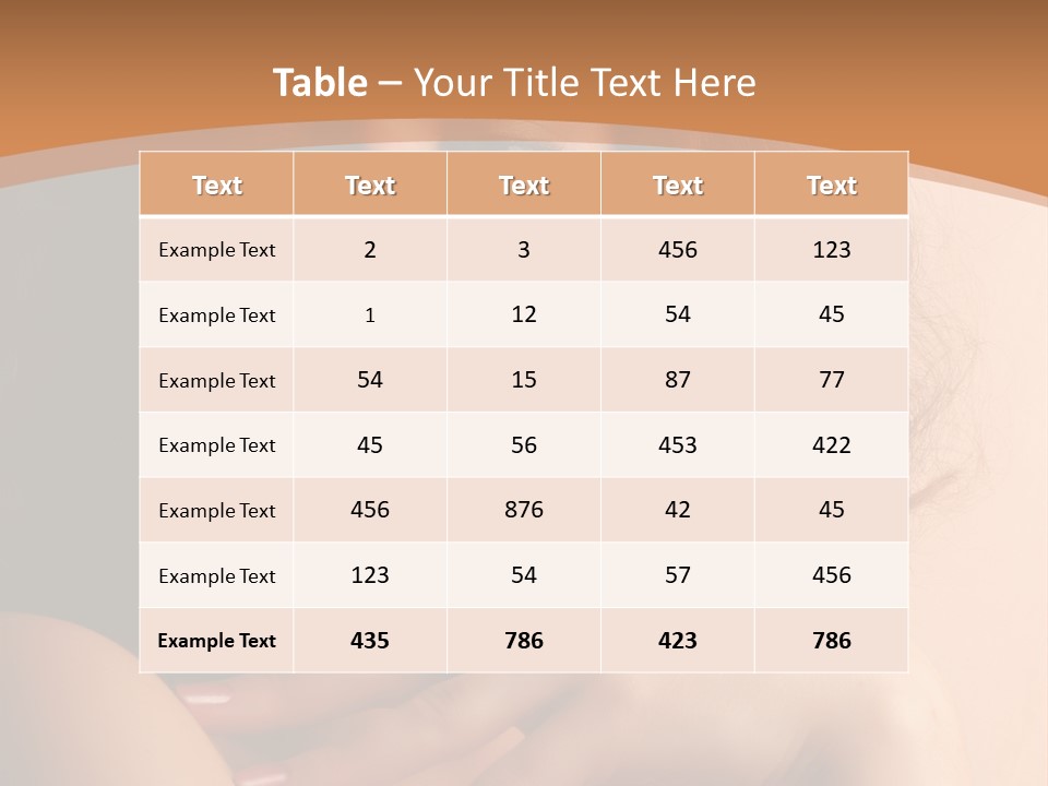 A Beautiful Woman With A Ring On Her Finger PowerPoint Template