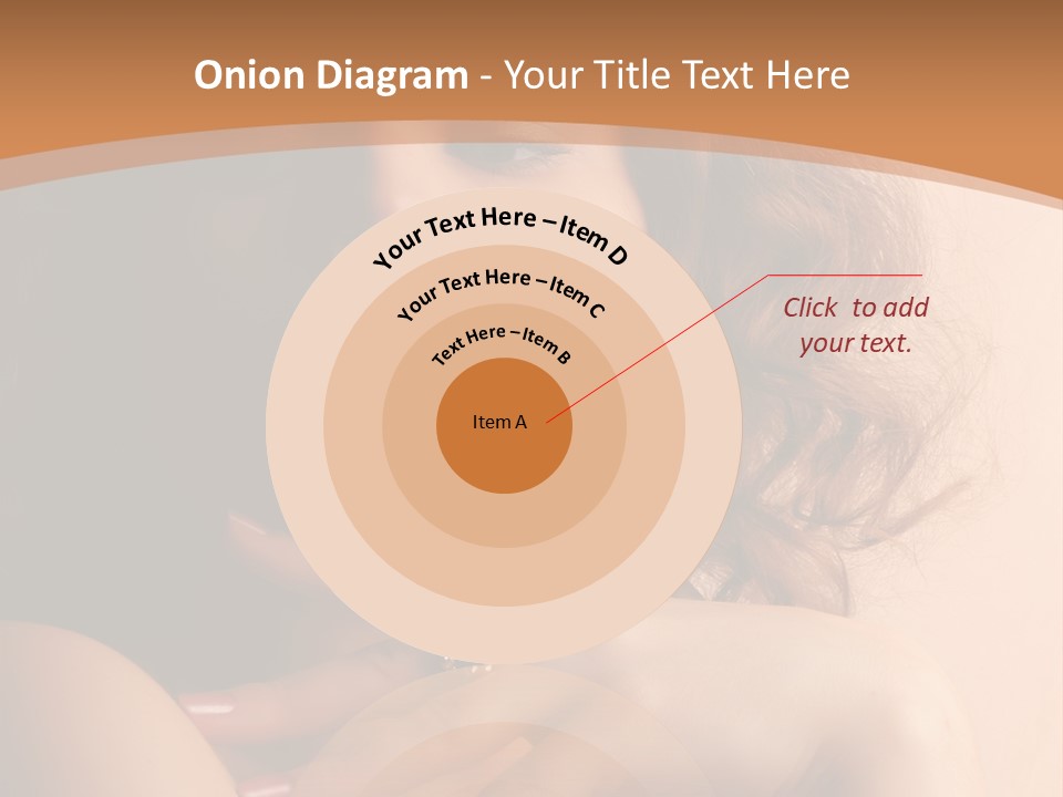 A Beautiful Woman With A Ring On Her Finger PowerPoint Template