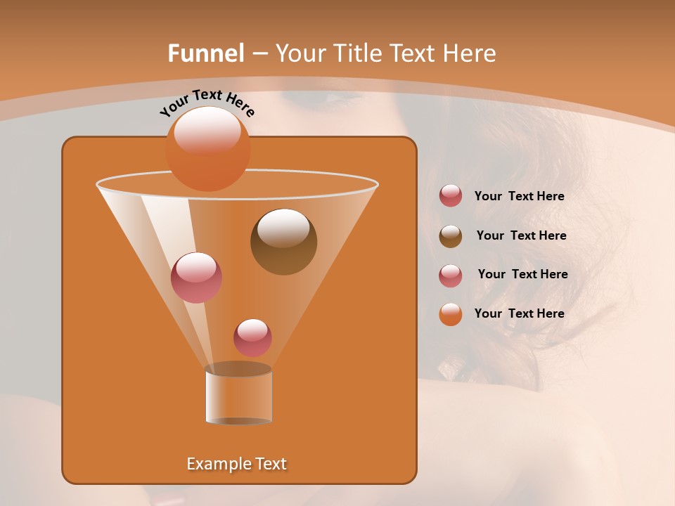 A Beautiful Woman With A Ring On Her Finger PowerPoint Template