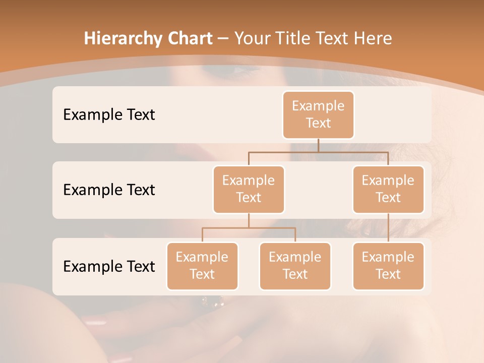A Beautiful Woman With A Ring On Her Finger PowerPoint Template