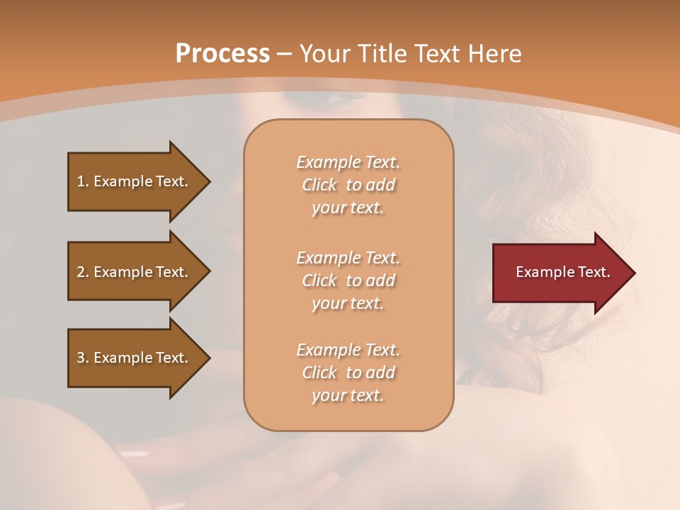 A Beautiful Woman With A Ring On Her Finger PowerPoint Template