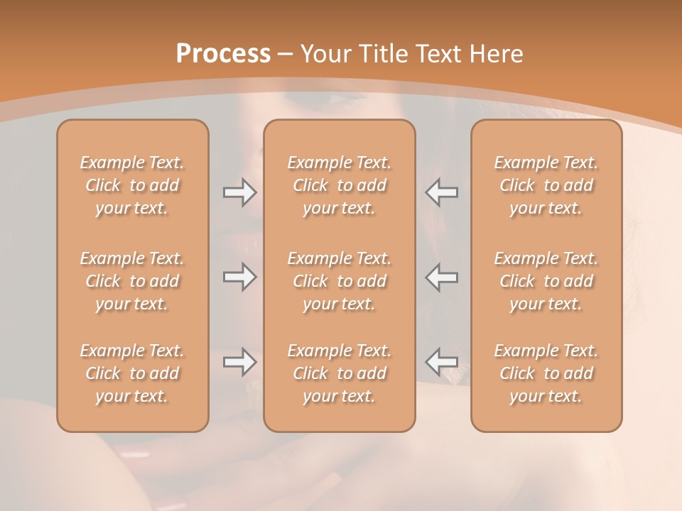 A Beautiful Woman With A Ring On Her Finger PowerPoint Template