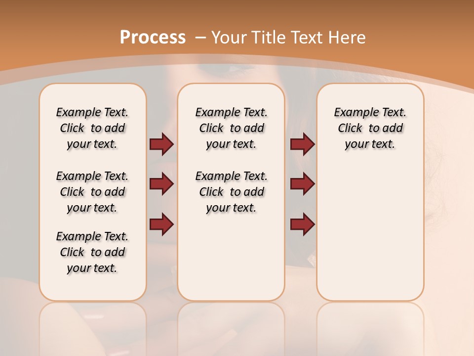 A Beautiful Woman With A Ring On Her Finger PowerPoint Template