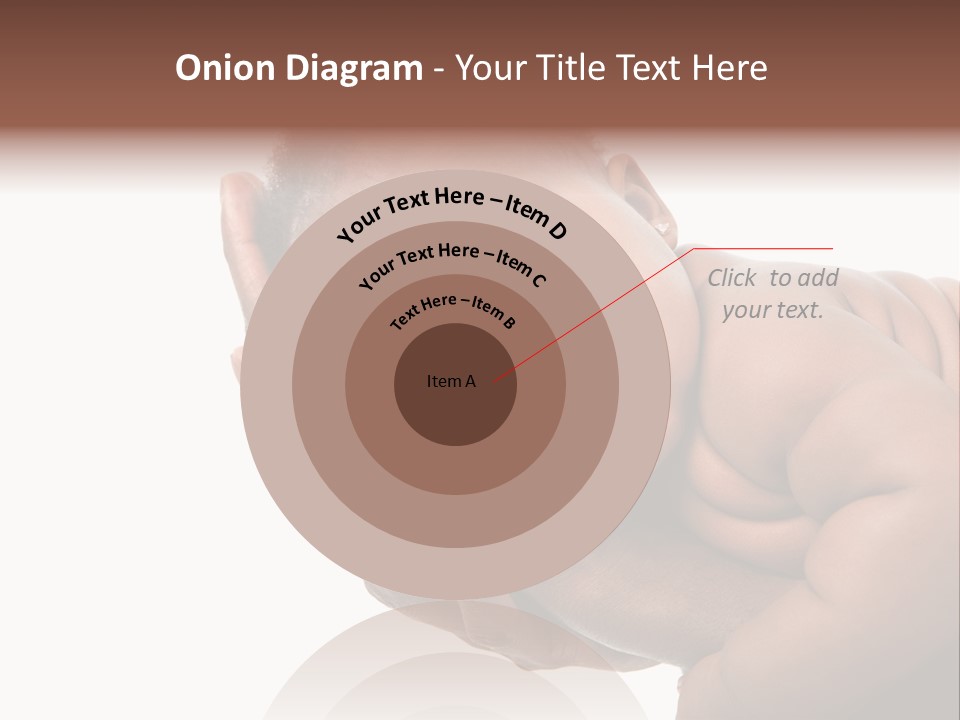 A Baby Is Being Held In His Hands PowerPoint Template