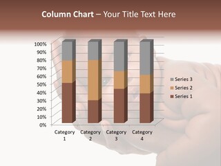 A Baby Is Being Held In His Hands PowerPoint Template