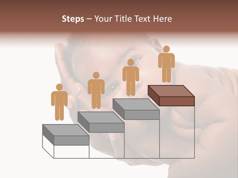 A Baby Is Being Held In His Hands PowerPoint Template