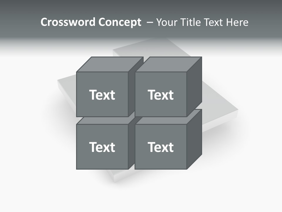 A Piece Of A Puzzle On A White Background PowerPoint Template