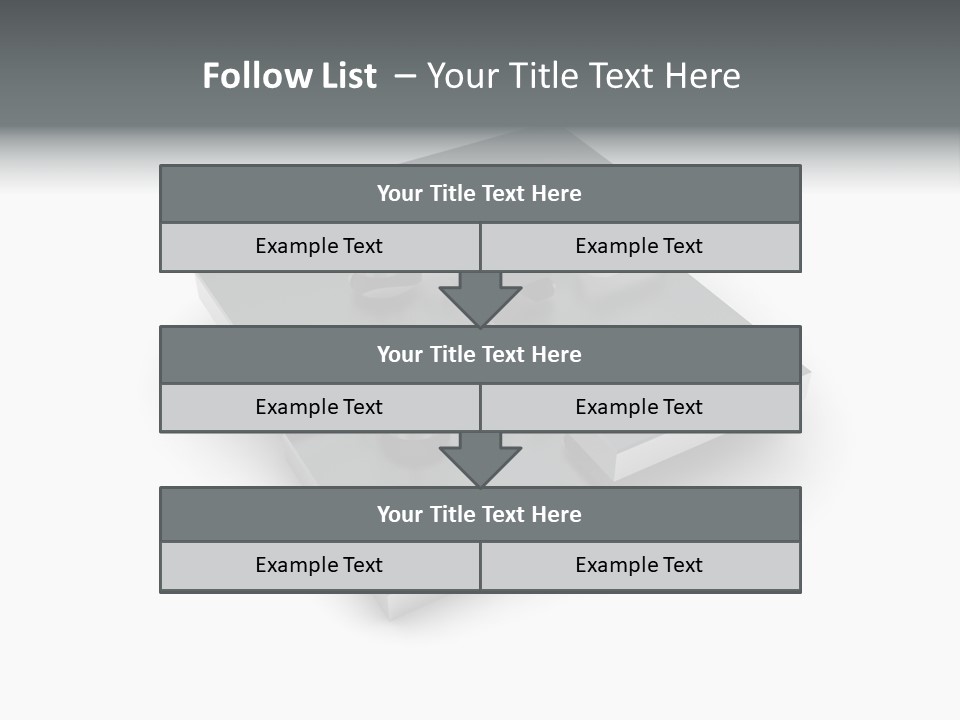 A Piece Of A Puzzle On A White Background PowerPoint Template