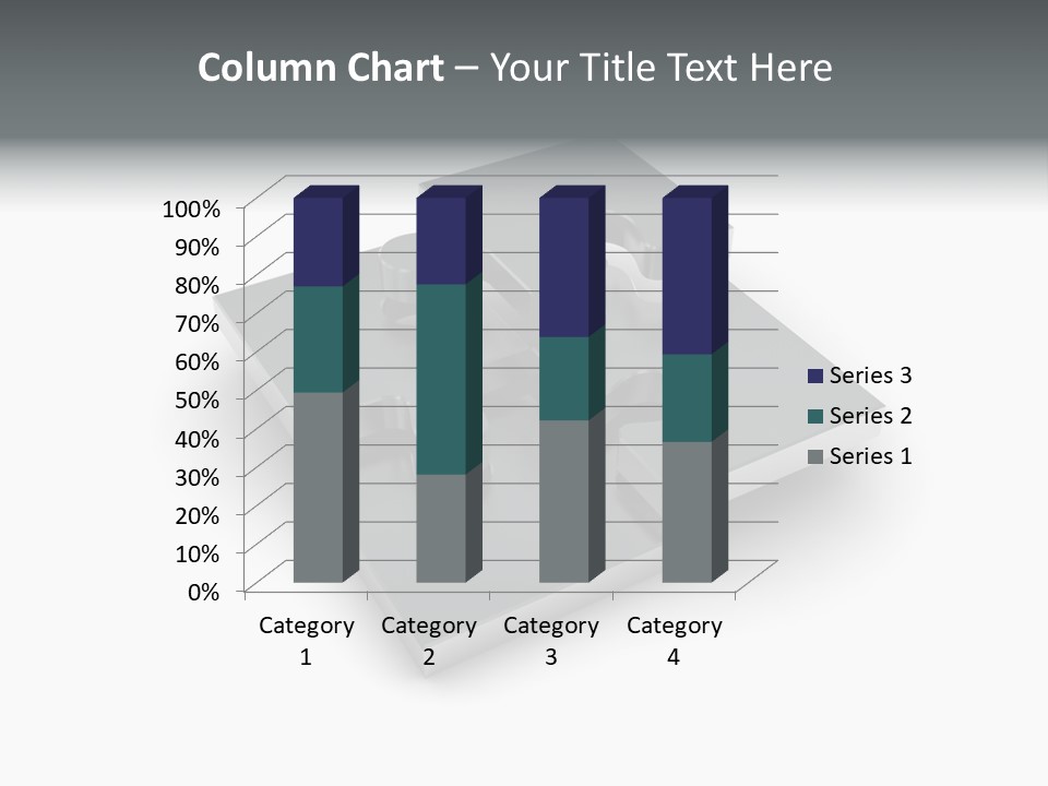 A Piece Of A Puzzle On A White Background PowerPoint Template
