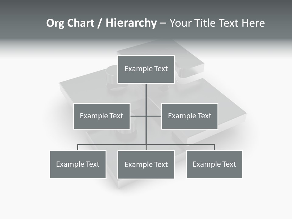 A Piece Of A Puzzle On A White Background PowerPoint Template