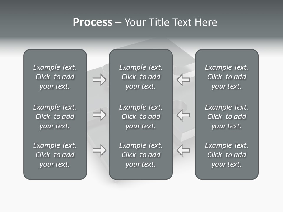 A Piece Of A Puzzle On A White Background PowerPoint Template