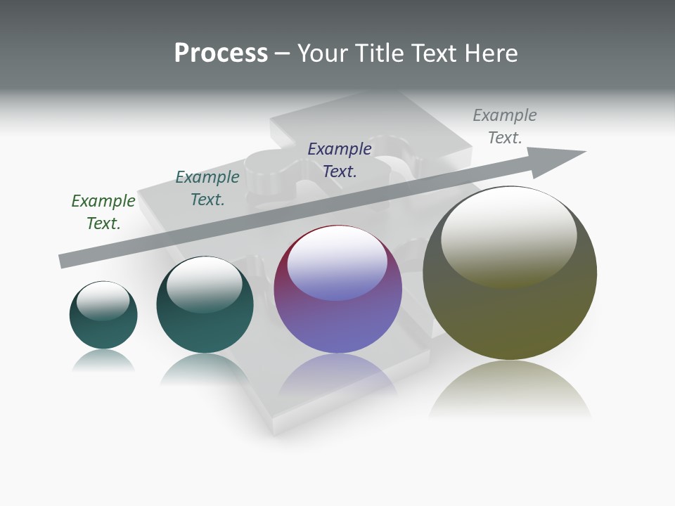 A Piece Of A Puzzle On A White Background PowerPoint Template
