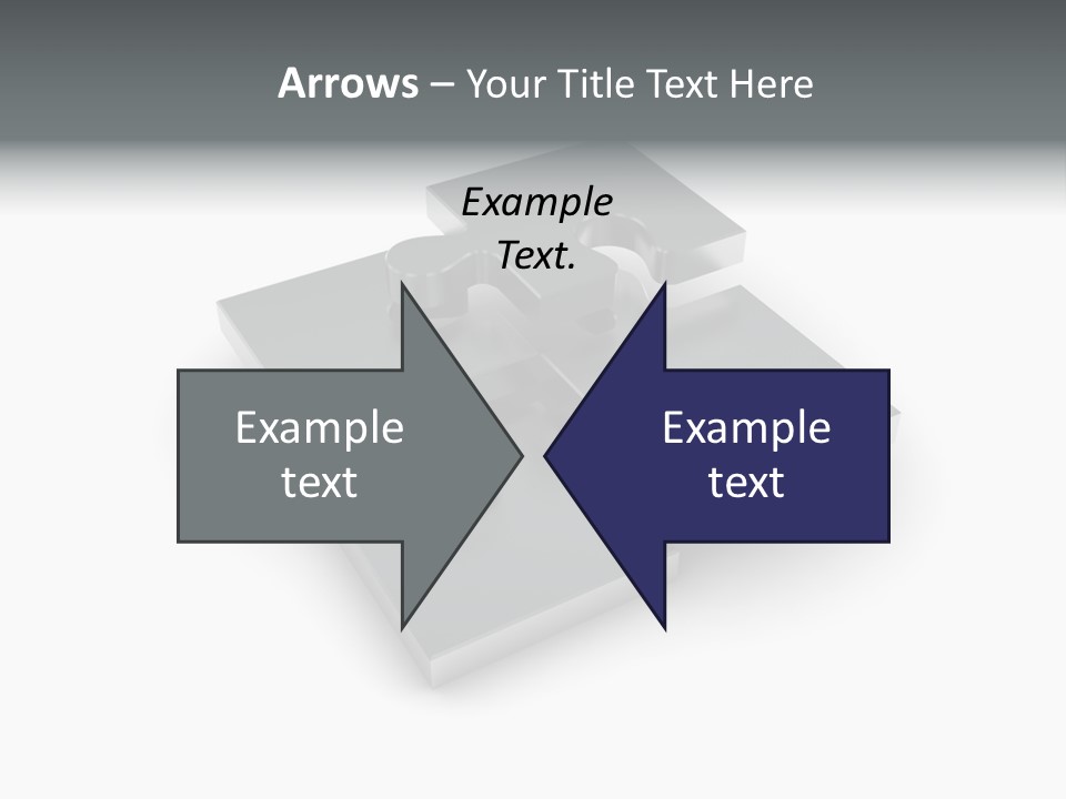 A Piece Of A Puzzle On A White Background PowerPoint Template