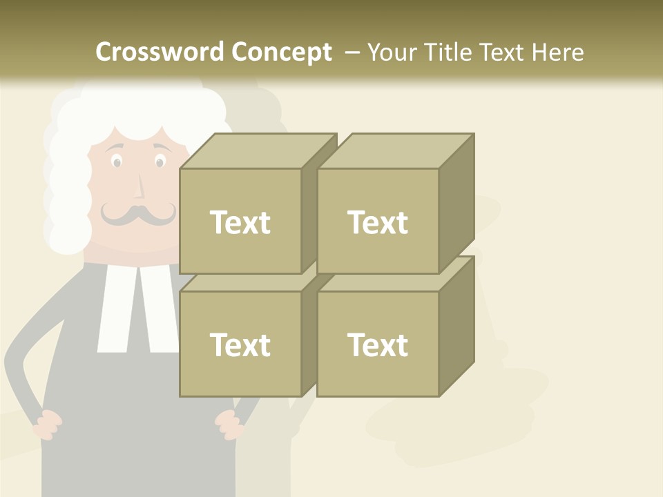 An Old Man In A Black Dress Is Standing With His Hands On His Hips PowerPoint Template