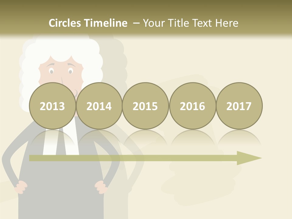 An Old Man In A Black Dress Is Standing With His Hands On His Hips PowerPoint Template