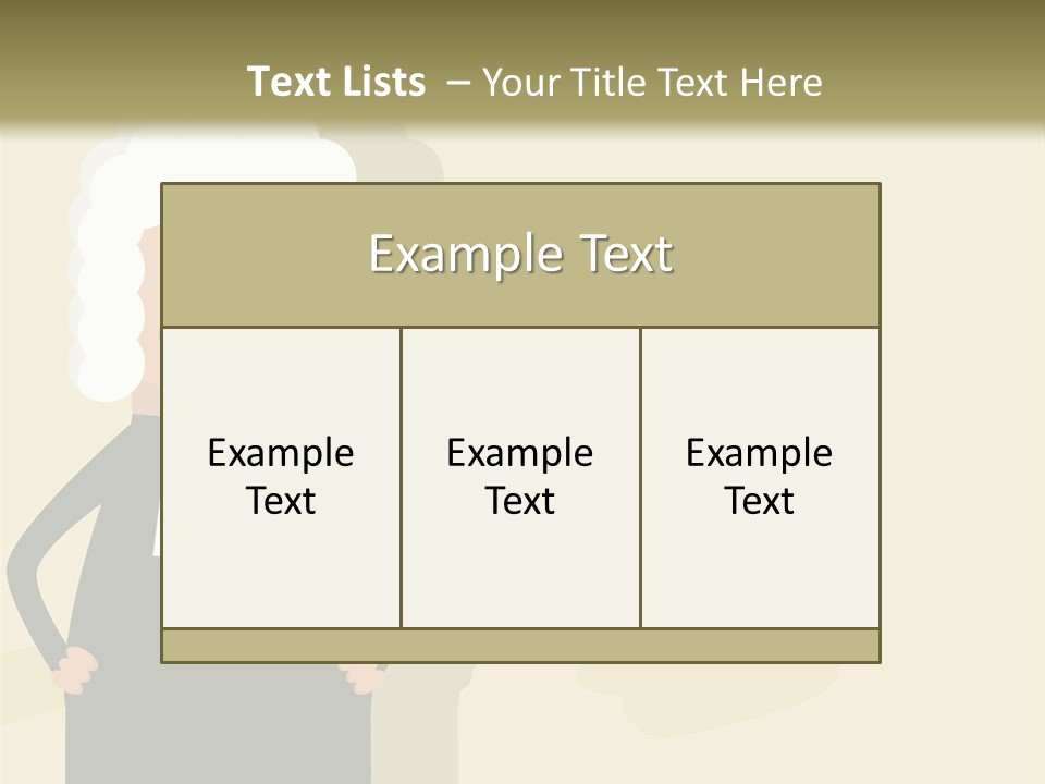 An Old Man In A Black Dress Is Standing With His Hands On His Hips PowerPoint Template