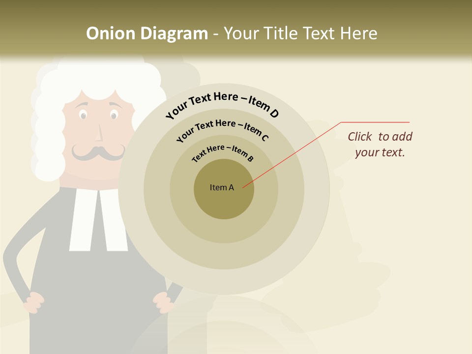 An Old Man In A Black Dress Is Standing With His Hands On His Hips PowerPoint Template