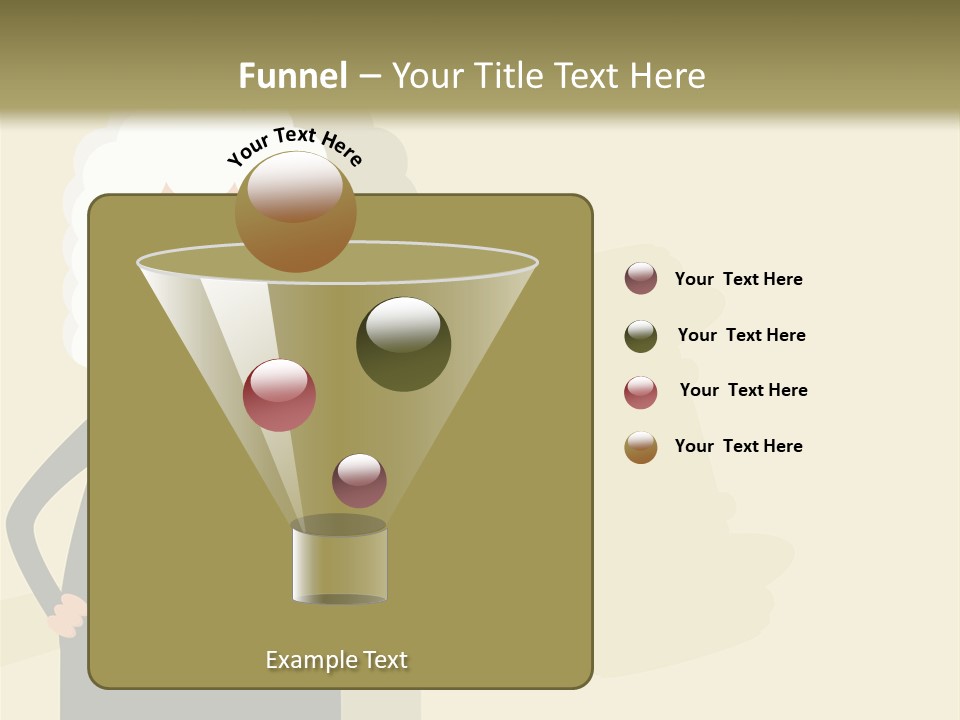 An Old Man In A Black Dress Is Standing With His Hands On His Hips PowerPoint Template