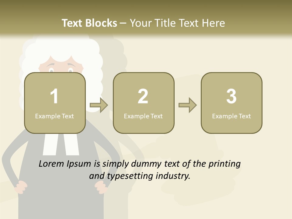 An Old Man In A Black Dress Is Standing With His Hands On His Hips PowerPoint Template