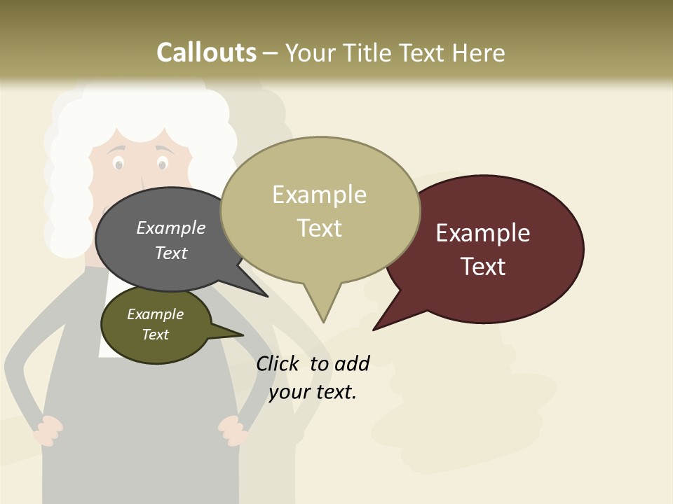 An Old Man In A Black Dress Is Standing With His Hands On His Hips PowerPoint Template