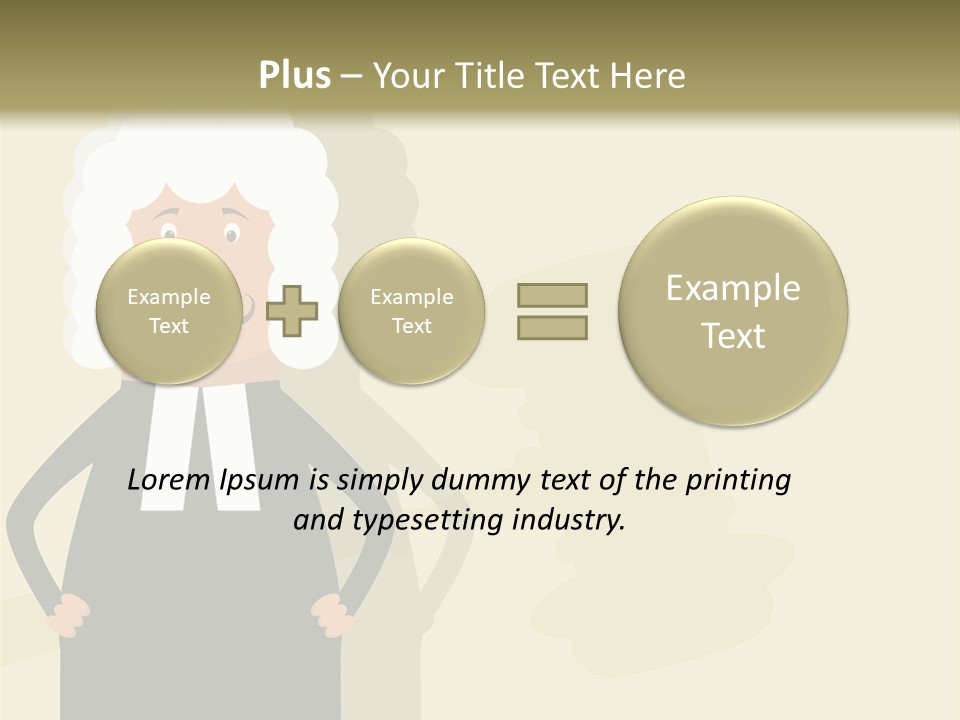 An Old Man In A Black Dress Is Standing With His Hands On His Hips PowerPoint Template
